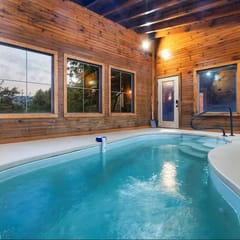 NEW! Views, Private Indoor Pool, Hot Tub, Theater, Pickleball, Playground, Games