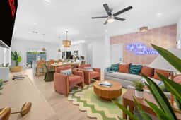 NEW! Pool, Arcade, Lux Design, Mins to Beach!
