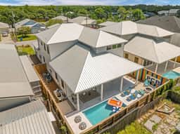 NEW! Walk to Beach, Pool, Game Room, Lux Retreat