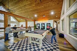 NEW! Forest Views | Hot Tub | Game Room | Arcade