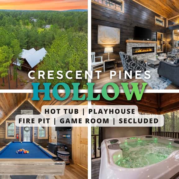 NEW! Pine Cabin w/ Hot Tub, Game Room, Playground - Image 1
