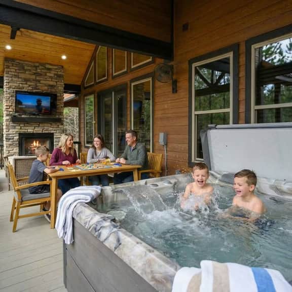 Waterfront, Hot Tub, Fire Pit, Fishing & Games!