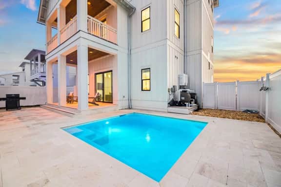 NEW! Lux Beachfront, Views, Heated Pool, Sleeps 24