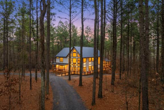 NEW! Forest Views | Hot Tub | Game Room | Arcade