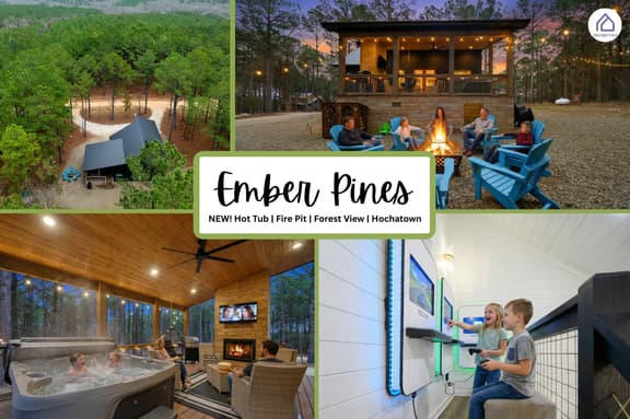 Hot Tub, Firepit, Arcade, Playset & Outdoor Lounge