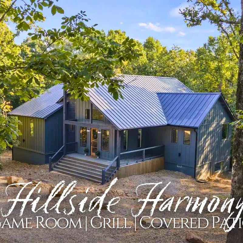 Hillside Harmony | Rustic Cabin with Game Room